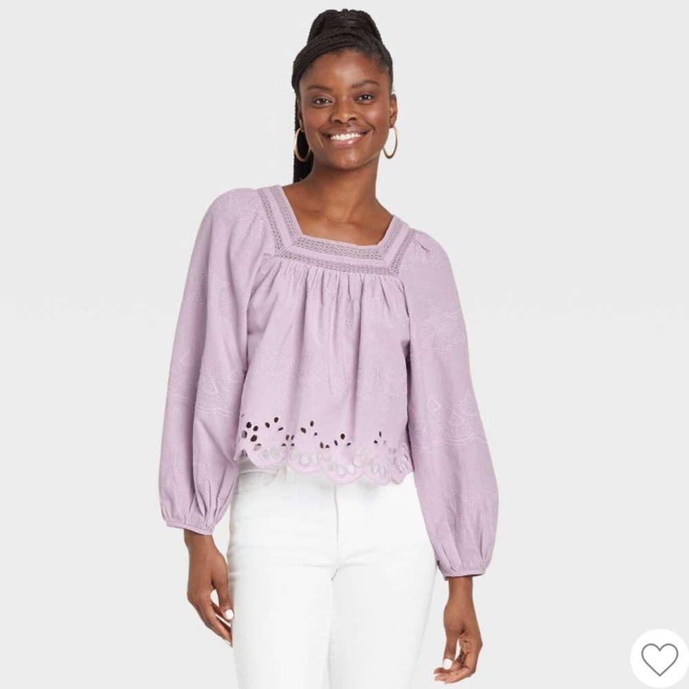 Universal thread purple blouse